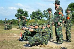 ベトナムの軍隊練習
